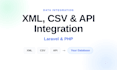 integrate XML, CSV API and supplier feeds for travel and booking sites