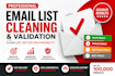 clean and validate your email list