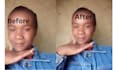 do professional photo retouching with before and after