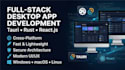 design and develop full stack cross platform desktop applications