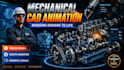 create 3d cad architectural visualization product render machine animation video