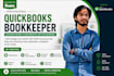 do bookkeeping in quickbooks online complete set up