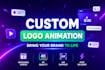 create professional custom logo animation
