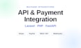 integrate rest API, third party API and stripe payment in laravel