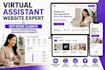 build squarespace website for virtual assistants and consultant