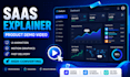 create saas explainer video, saas product demo and software promo video