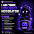 be your discord manager, moderator or administrator