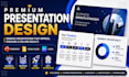 create powerpoint presentation, pitch deck and slides