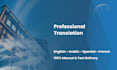 provide professional translation between any languages