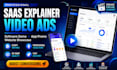create saas video ads app promo and software demo video saas explainer ads