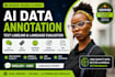 do ai data annotation and language evaluation