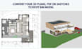 convert your 2d plans, PDF or sketches to revit bim model