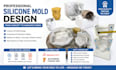 design 3d printable slip casting, ceramic, plaster molds and stl file