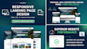 build a responsive landing page using htmlcss and javascript