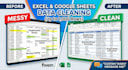 data cleaning jobs for spreadsheets for up to 1000 rows