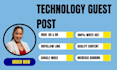 technology guest post tech guest post tech blog post with dofollow backlinks