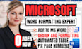 format and redesign your microsoft word document
