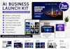create your ai marketing kit with landing page, posts, video script in 7 days