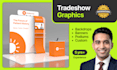 design trade show booth graphics, backdrops, banners