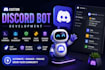 develop custom discord bot using python or javascript