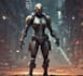 sci fi character illustration or sci fi character