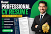 do resume design, writing and cv design templates
