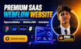 design webflow saas website figma to webflow developer landing page