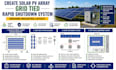 create solar pv array grid tied rapid shutdown system ground mounted layout