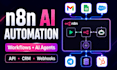build n8n workflows and ai automation for your business