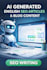 create professional ai generated english content for blogs