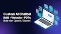 build an ai chatbot trained on your website, pdfs and docs