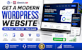 redesign wordpress website elementor website revamp website redesign