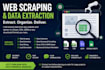 scrape website data into excel CSV or json