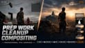 do professional vfx compositing, cleanup, and rotoscoping