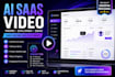 create ai saas promo video, software demo and explainer video