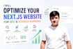 optimize your next js website for SEO and google ranking