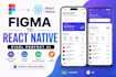develop react native UI for android and ios