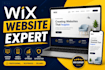 design a professional wix website from scratch