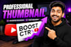 design awesome youtube thumbnail designs for you