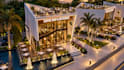design a modern cafe or restaurant with 3d rendering