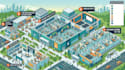 create venue map, conference map, event guild map, site map and illustrated map