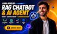 develop a custom rag chatbot and ai agent using langchain