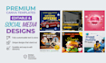 create professional editable canva graphic designs