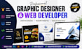 do graphics designing HTML CSS java script for you