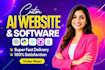 develop ai website, ai chatbot, ai web application, ai software developer