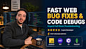 debug and fix web application bugs as a full stack developer