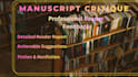 provide a detailed manuscript critique with actionable feedback