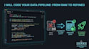 do dynamic web scraping and python data cleaning