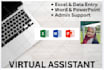 be your expert virtual assistant for data entry, excel, and admin tasks