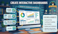 create interactive excel dashboards and data reports
